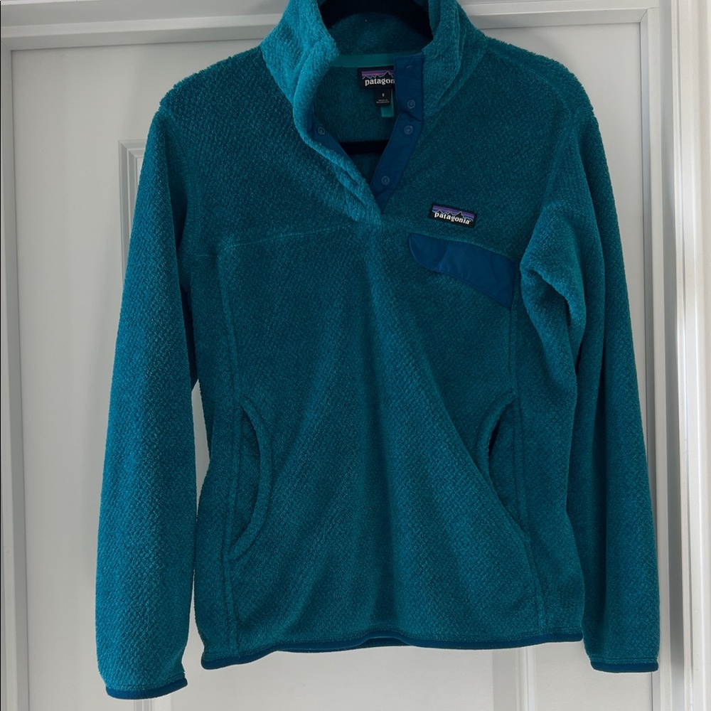 Patagonia Turquoise Fleece Jacket